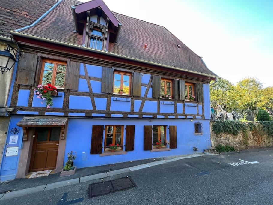 La Jolie Maison Bleue, Au Coeur De L'Alsace Kaysersberg-Vignoble Kültér fotó